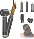 5-in-1 Hair Dryer Brush with Hot Air Curling - Versatile Styler