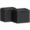 Greesum 31 Gallon Deck Box for Outside - Weatherproof Storage Solution