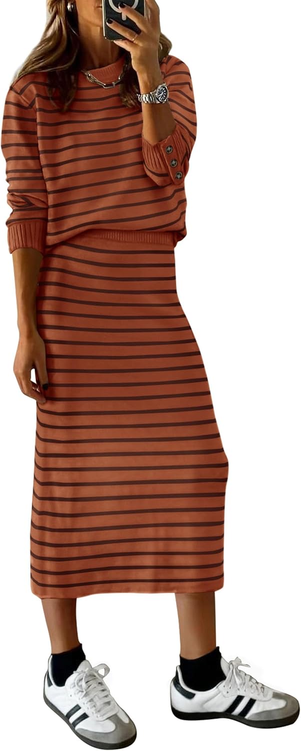 Stylish 2 Piece Skirt Sets for Women - Fall Fashion 2025
