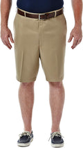 Haggar Cool 18 Classic Fit Expandable Waist Short - Comfortable Flat