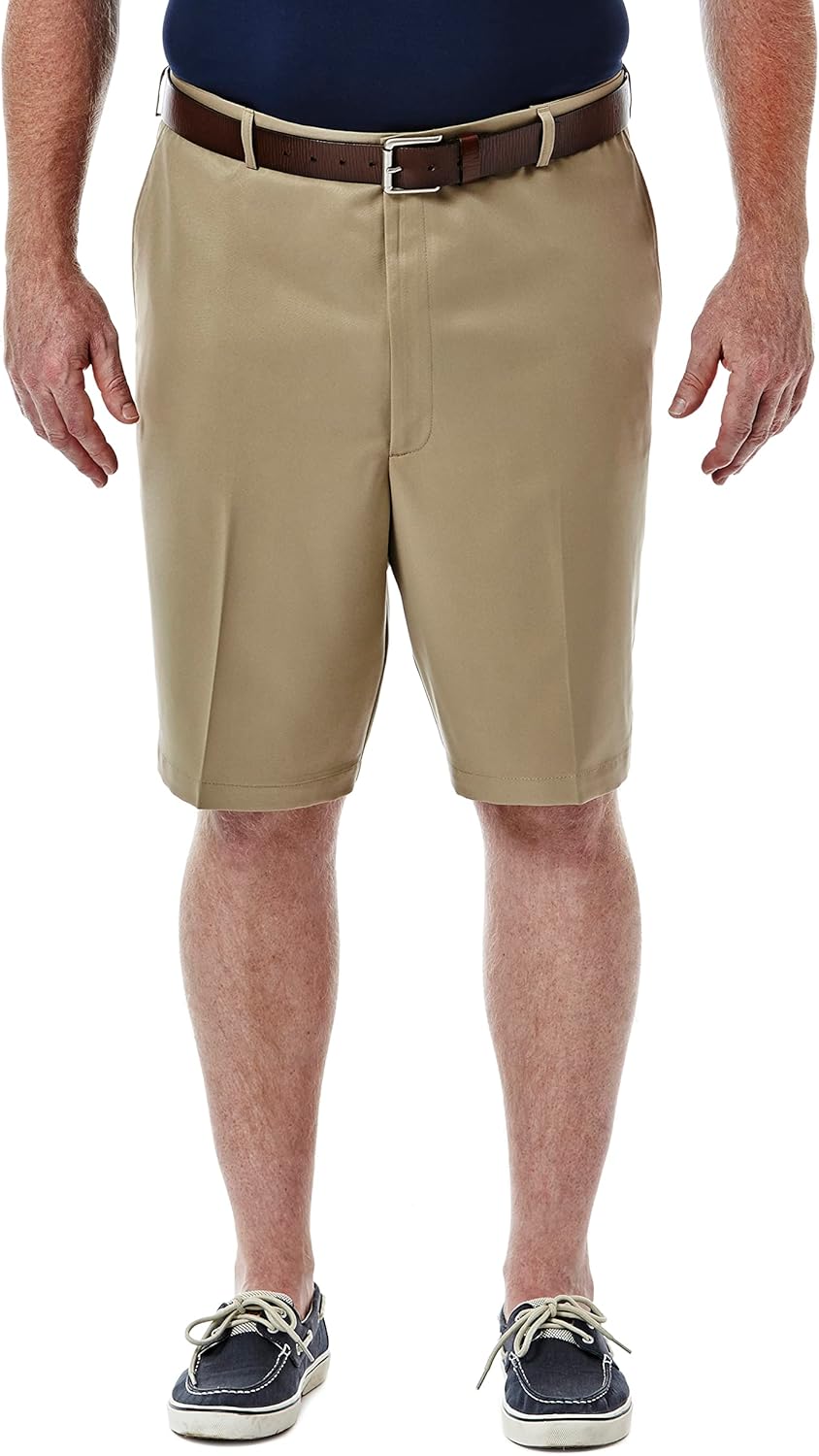 Haggar mens Cool 18 Classic Fit Expandable Waist Shorts Review