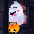 Joiedomi 4.5 ft Tall Halloween Inflatable Ghost - Window Candy Basket