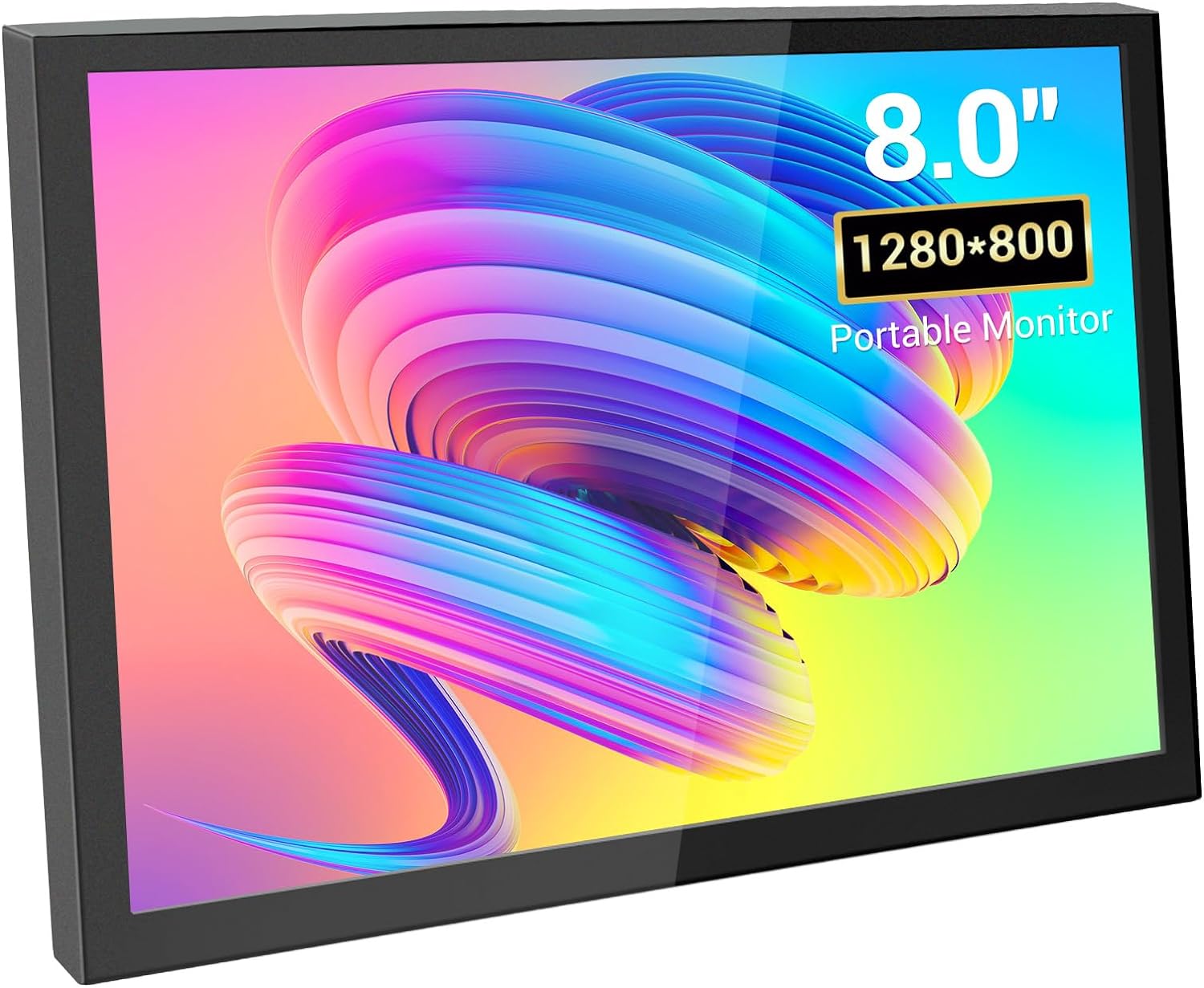 Touch Screen Monitor Portable 8 Inch Mini HDMI Display