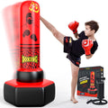 67 in Inflatable Punching Bag Freestanding for Kids - Stable Active