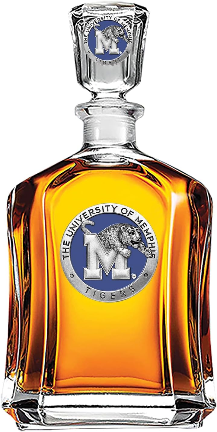 Heritage Pewter Memphis Capitol Decanter - Perfect Gift for Fans