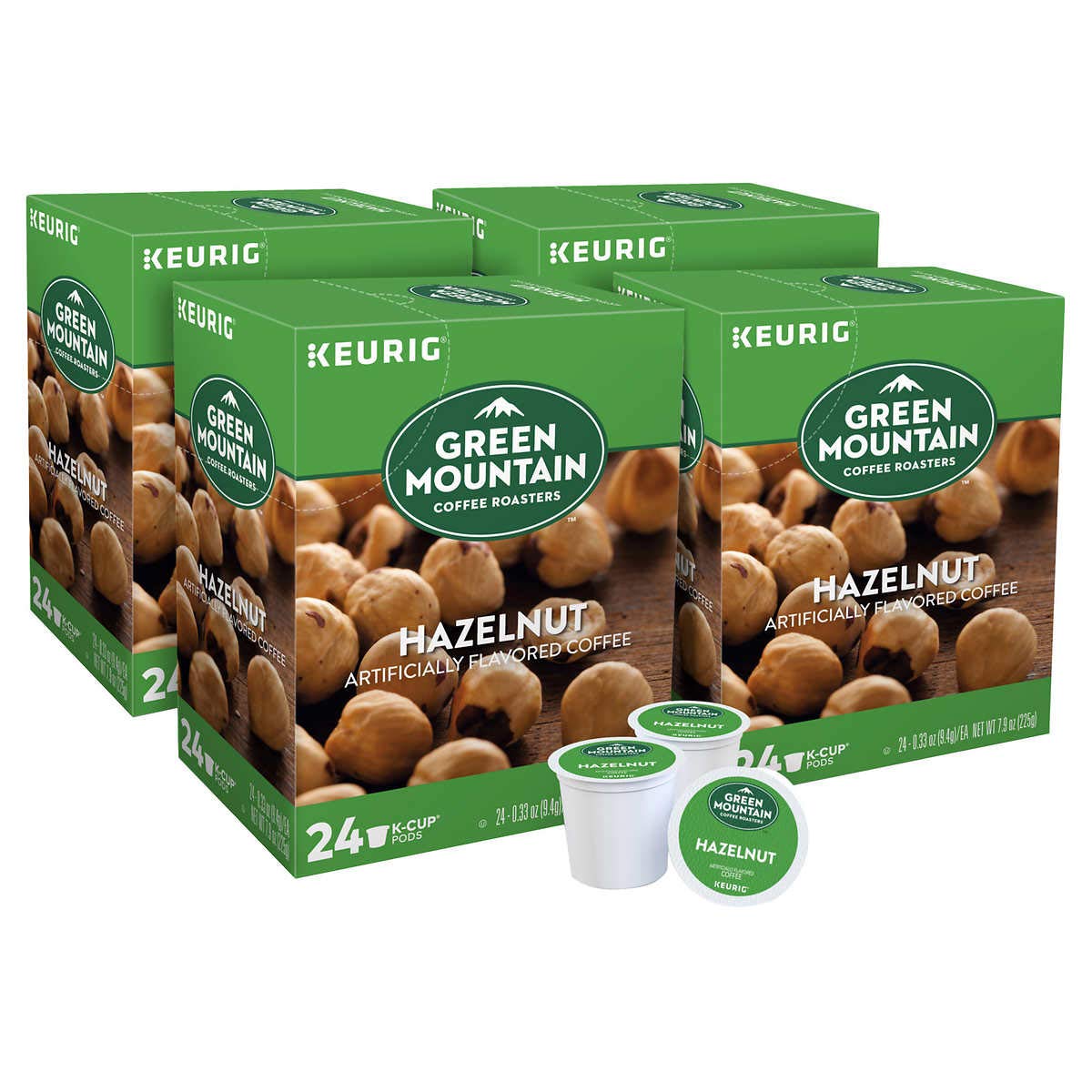 Green Mountain Hazelnut Decaf K-Cups 96ct | Rich Flavor