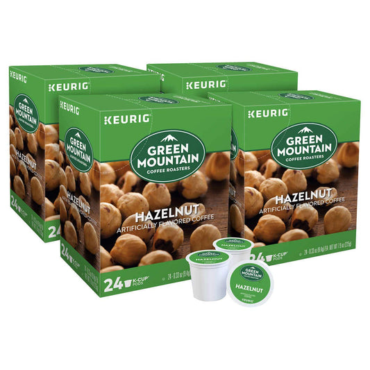 Green Mountain Hazelnut Decaf K-Cups 96ct | Rich Flavor