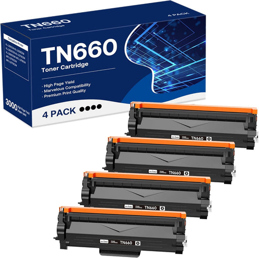 High Yield Compatible Toner Cartridge for Brother TN660 TN630