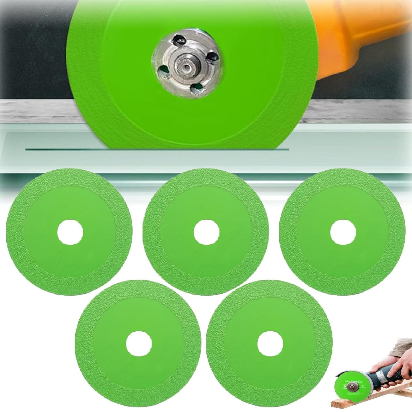 Diamond Glass Cutting Disc Set - Precision Cuts