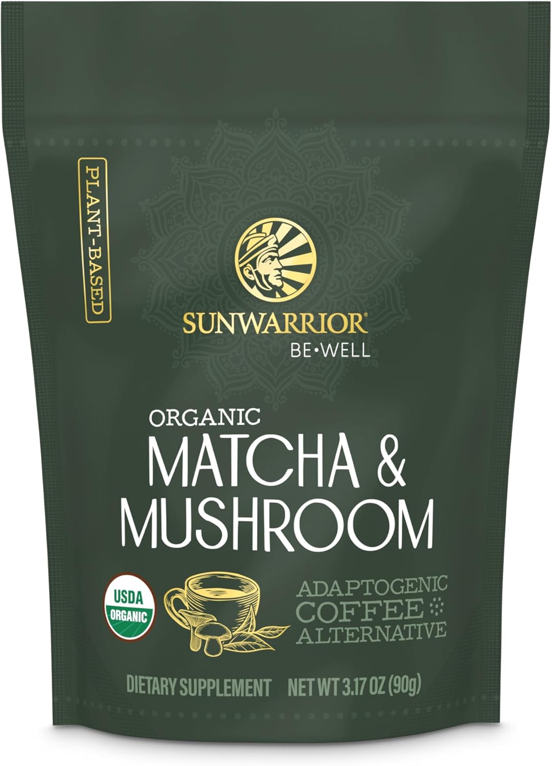 Be Well with Sunwarrior Matcha Mushroom Blend