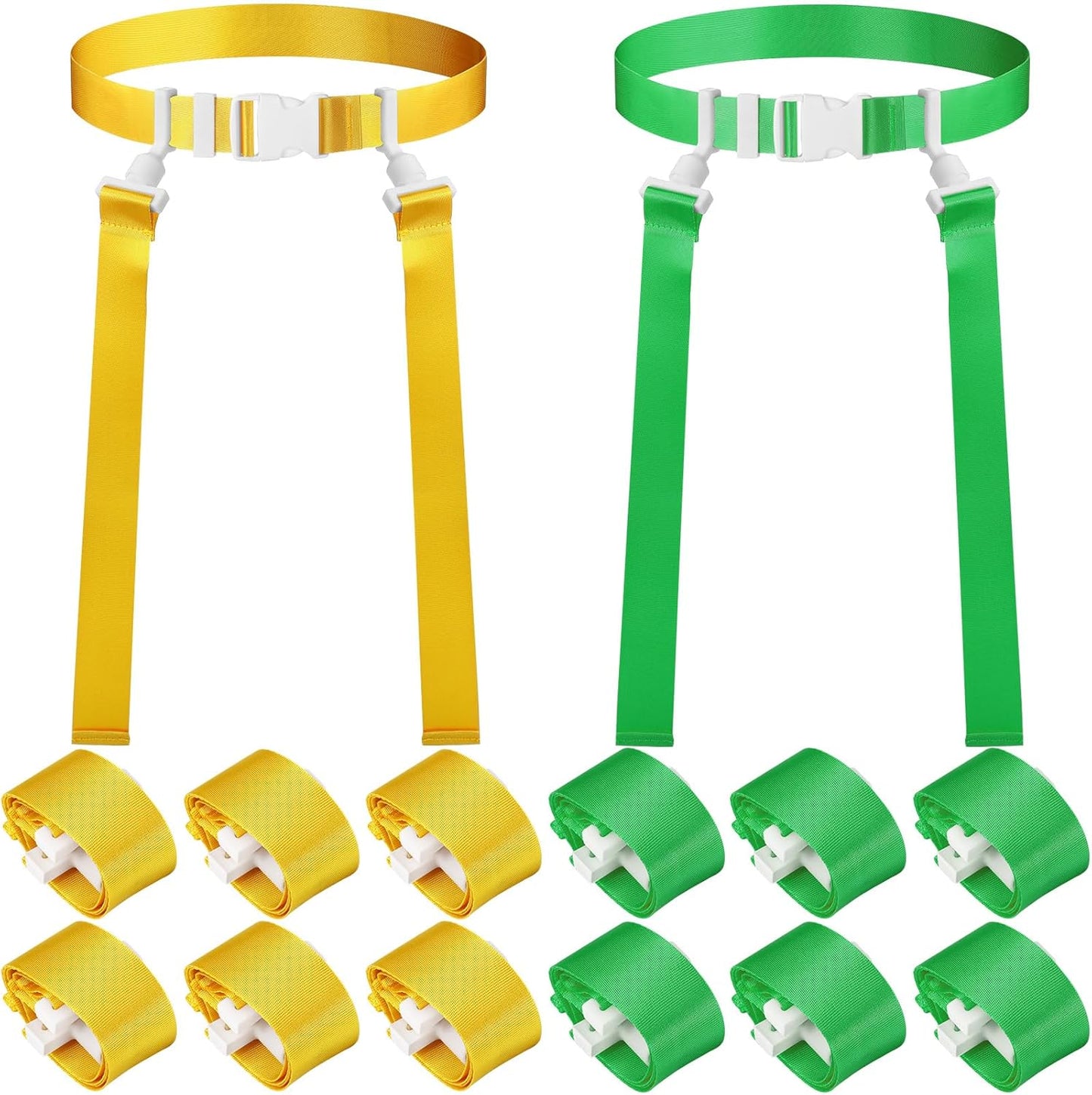 Peryiter Adjustable Flag Football Belts and Flags for All Ages