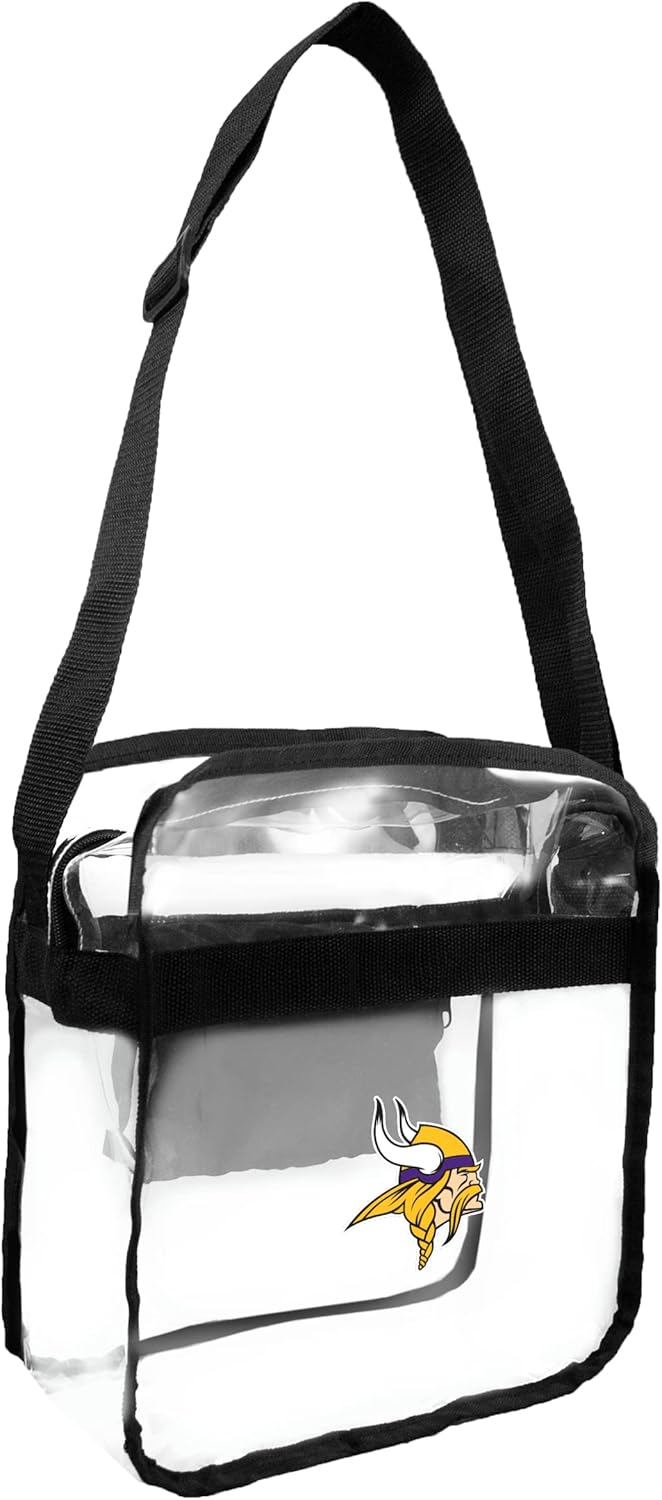 NFL Clear Carryall Crossbody Bag for Game Day Essentials