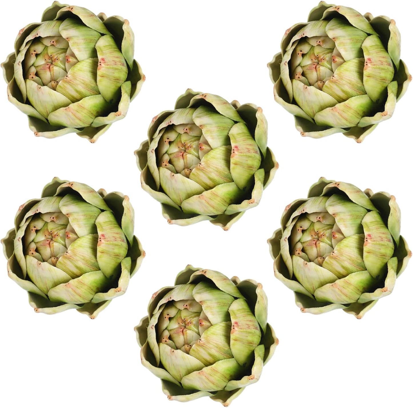 Large Green Artificial Artichokes for Summer Kitchen Decor