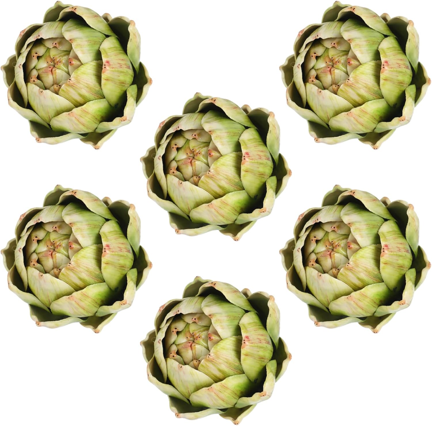 Large Green Artificial Artichokes for Summer Kitchen Decor