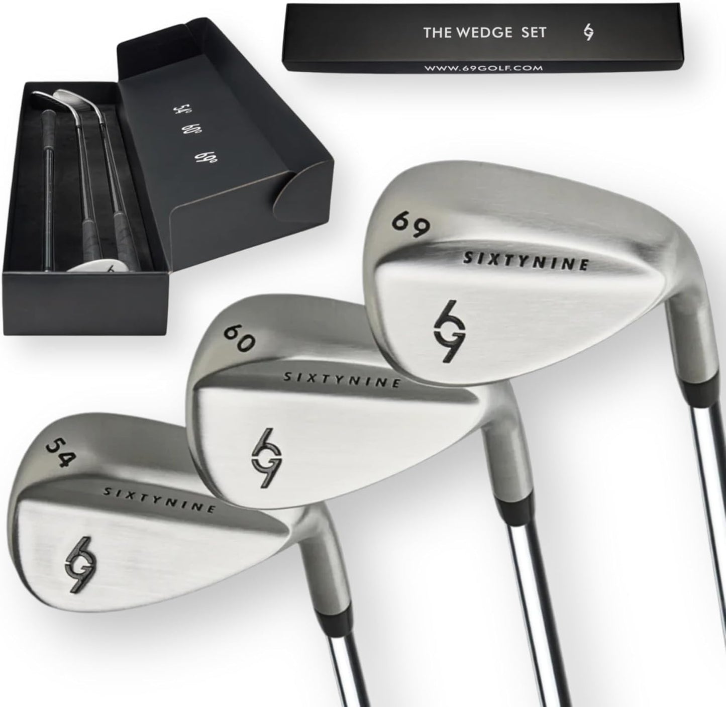 Golf Wedge Set for Men & Women - 54/60/69 Precision Wedges