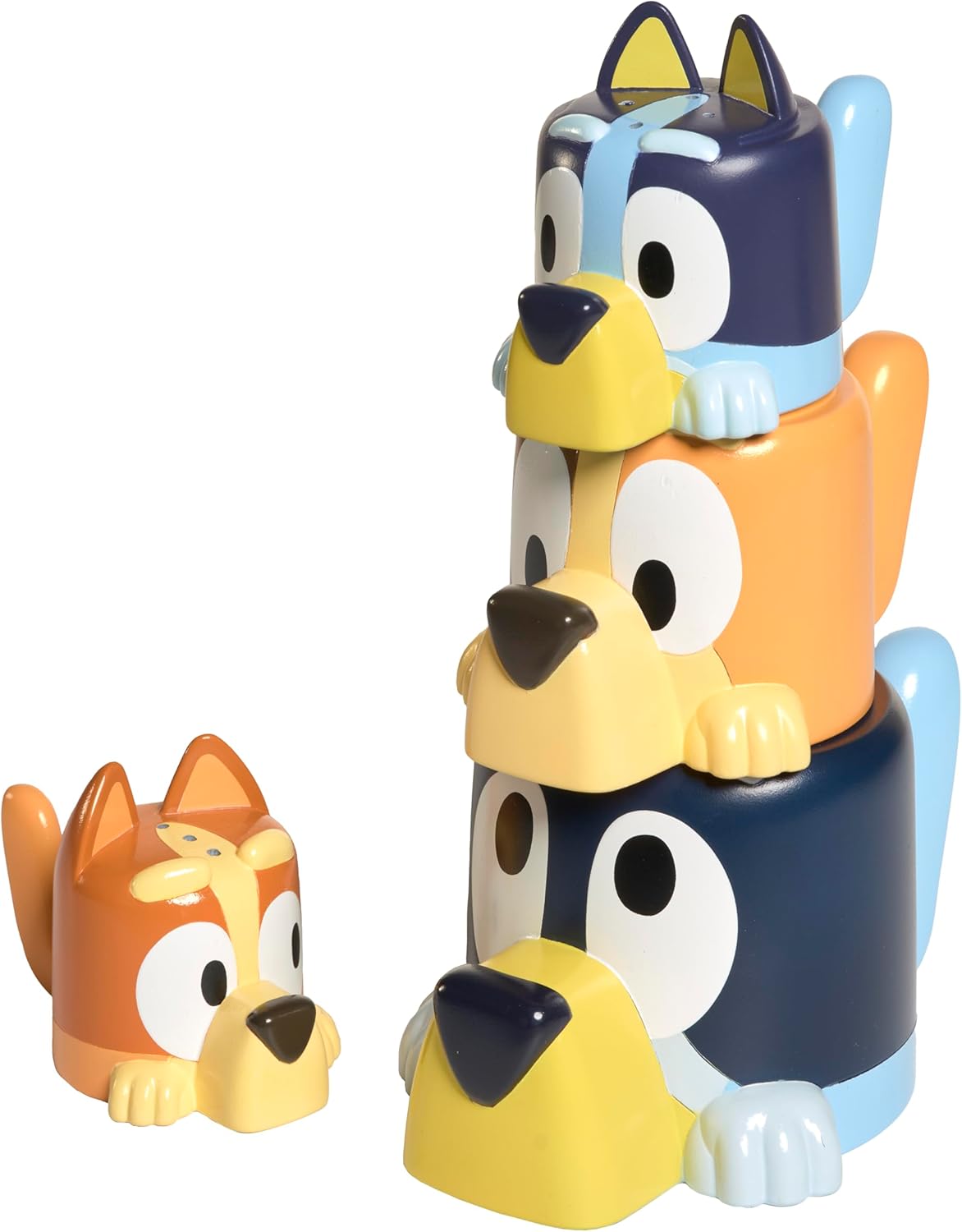 Bluey Bath Toy Set - Family Pourers & Stacking Cups