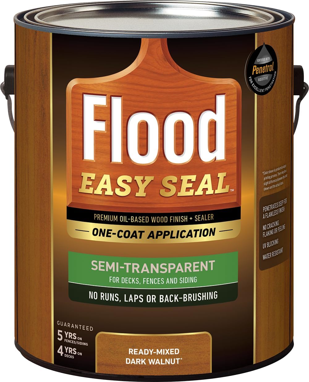 Flood Easy Seal Dark Walnut Semi-Transparent Wood Finish Review