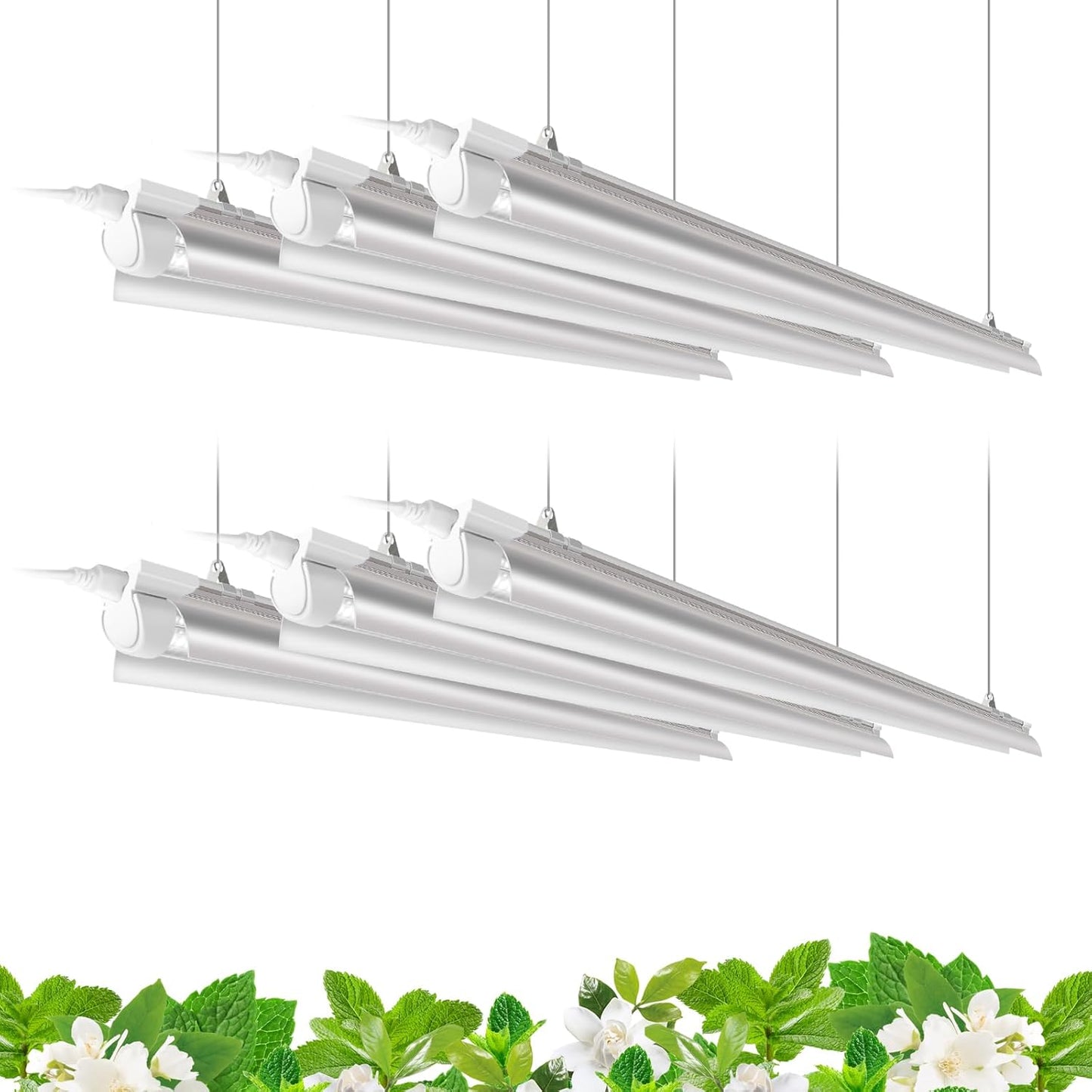 Barrina Plant Grow Lights 4FT Full Spectrum for Indoor Plants