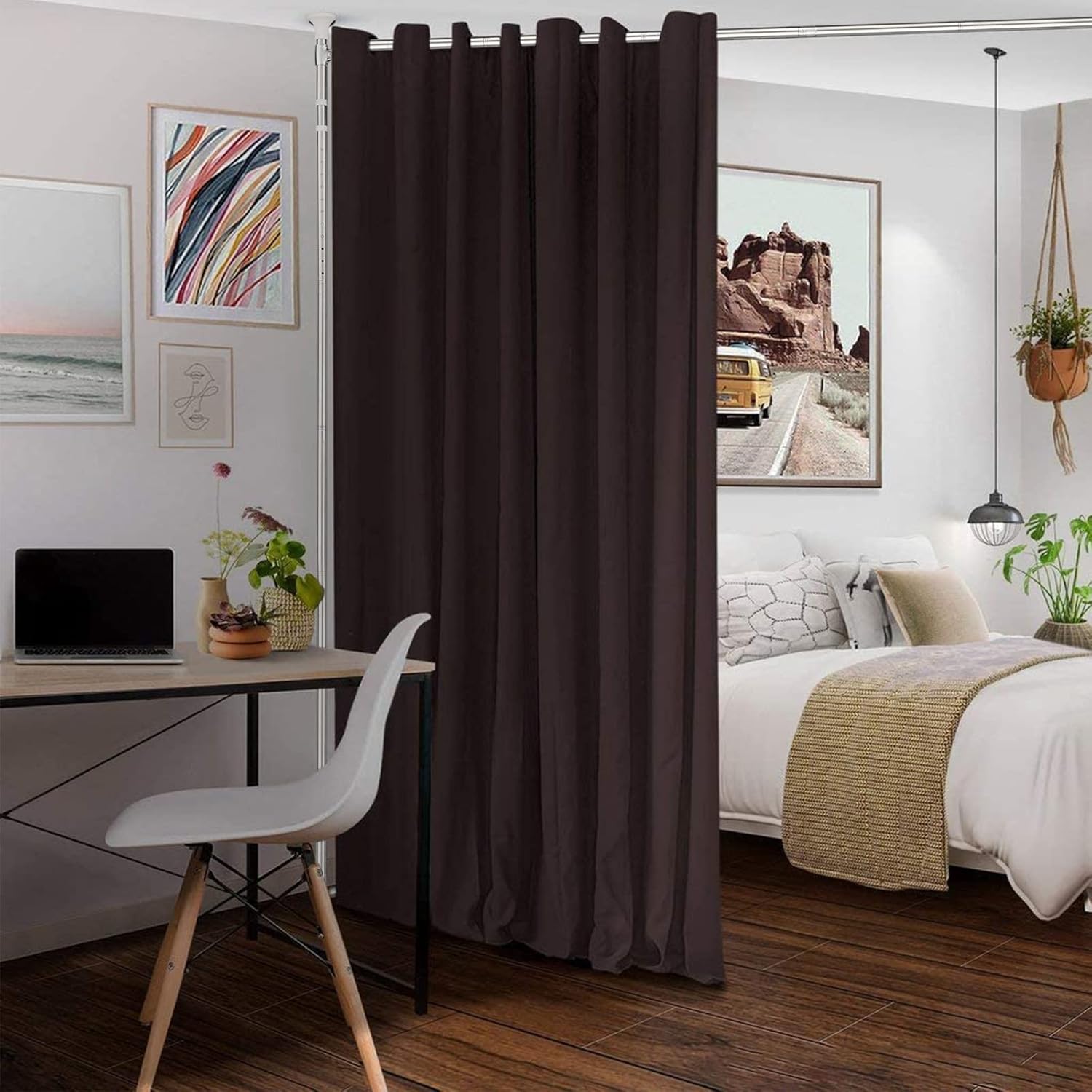 Expandable Room Divider Rod, No-Damage Installation, 70-125 ~ FLY HAWK
