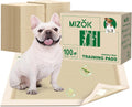 MIZOK Puppy Pads Small 22x22 - Bamboo Odor Eliminating Pads