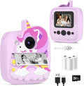 Kids Camera Instant Print for Girls Age 3-8 - Portable 48MP Print Toy