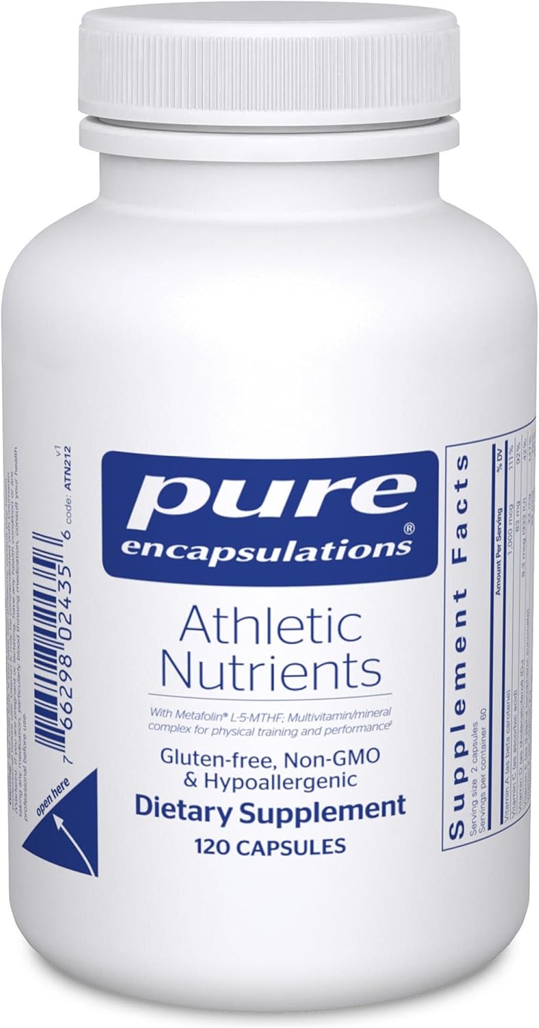 Pure Encapsulations Athletic Nutrients Multivitamin for Performance