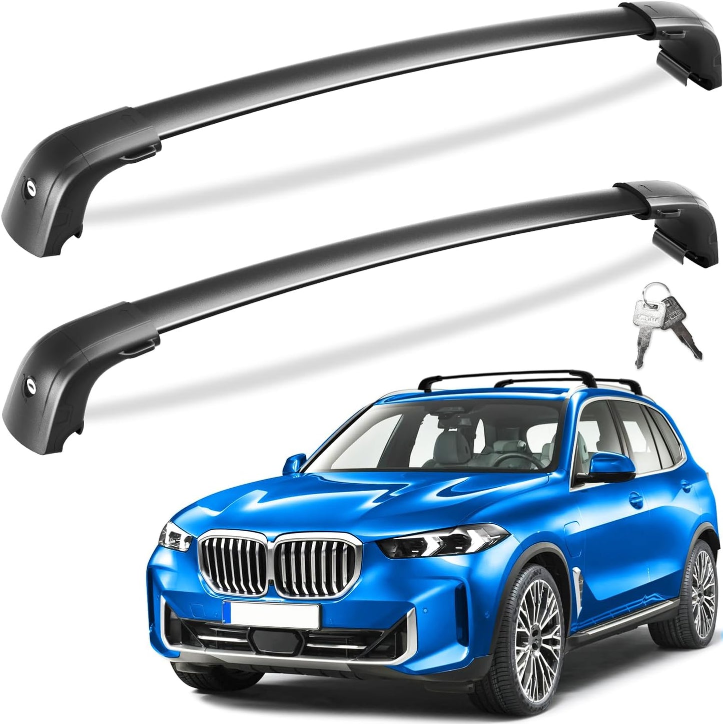 Tuyoung Lockable Roof Rack Cross Bars for BMW X5 G05 2019-2025