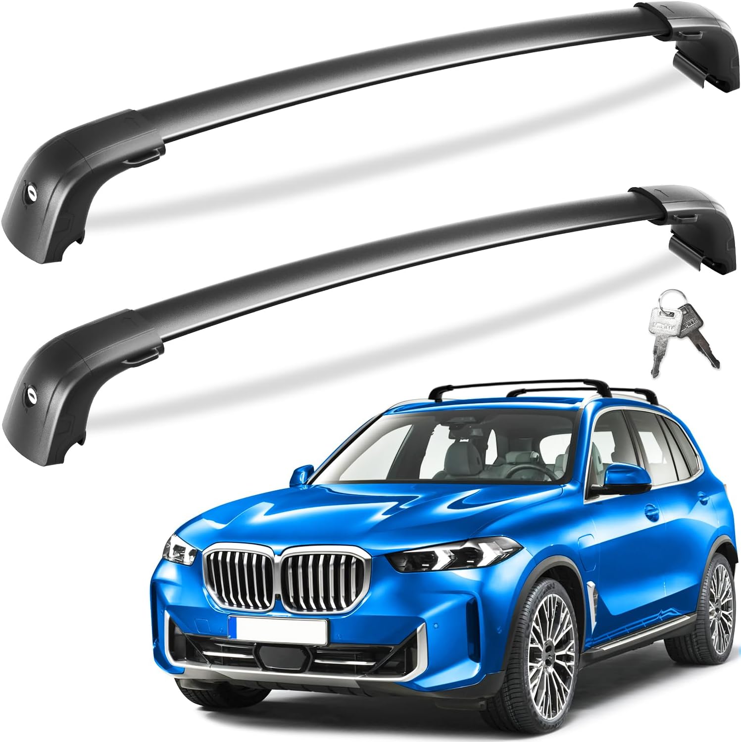 Tuyoung Lockable Roof Rack Cross Bars for BMW X5 G05 2019-2025