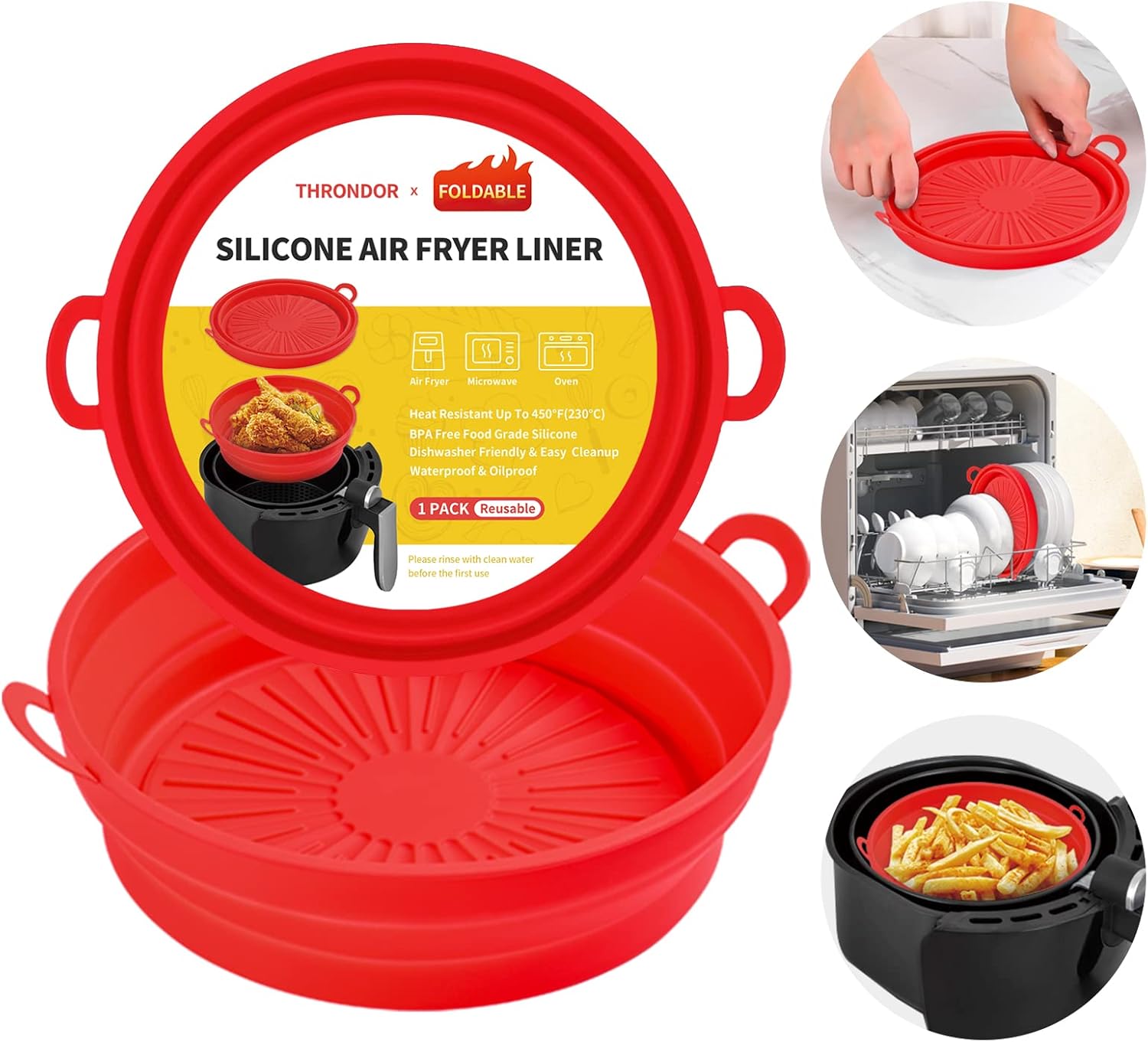 Reusable Silicone Liner for Healthier Cooking
