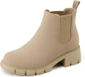 Girls Ankle Boots Chelsea Booties for Kids - Slip On Lug Sole