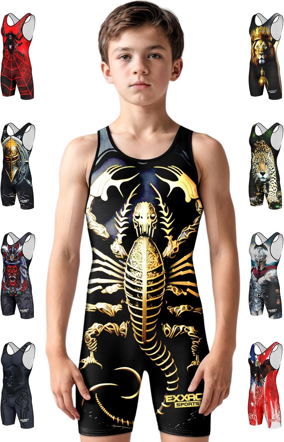 Exxact Sports Wrestling Singlet for Youth & Adult Performance