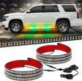 XRIDONSEN 60 inch Amber Green Emergency Lights for Safety