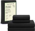 LANE LINEN 100% Organic Cotton King Sheets - Soft Percale Comfort