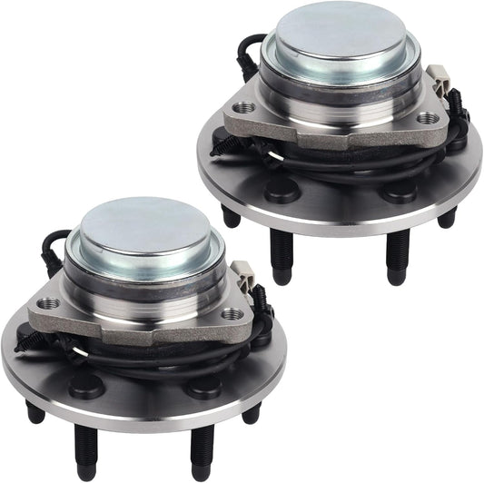 PAROD 2pcs 515054 Front Wheel Bearing Hub Assembly for Chevy