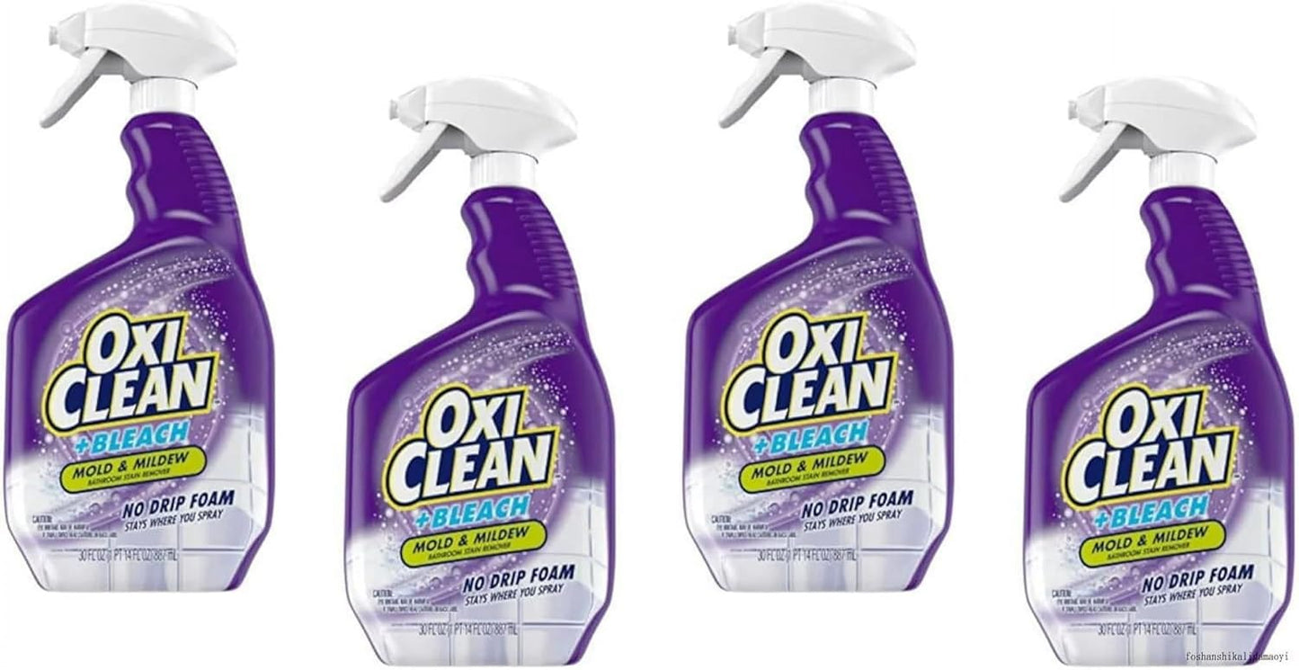 OxiClean No Drip Foam Bathroom Stain Remover for Tough Mold