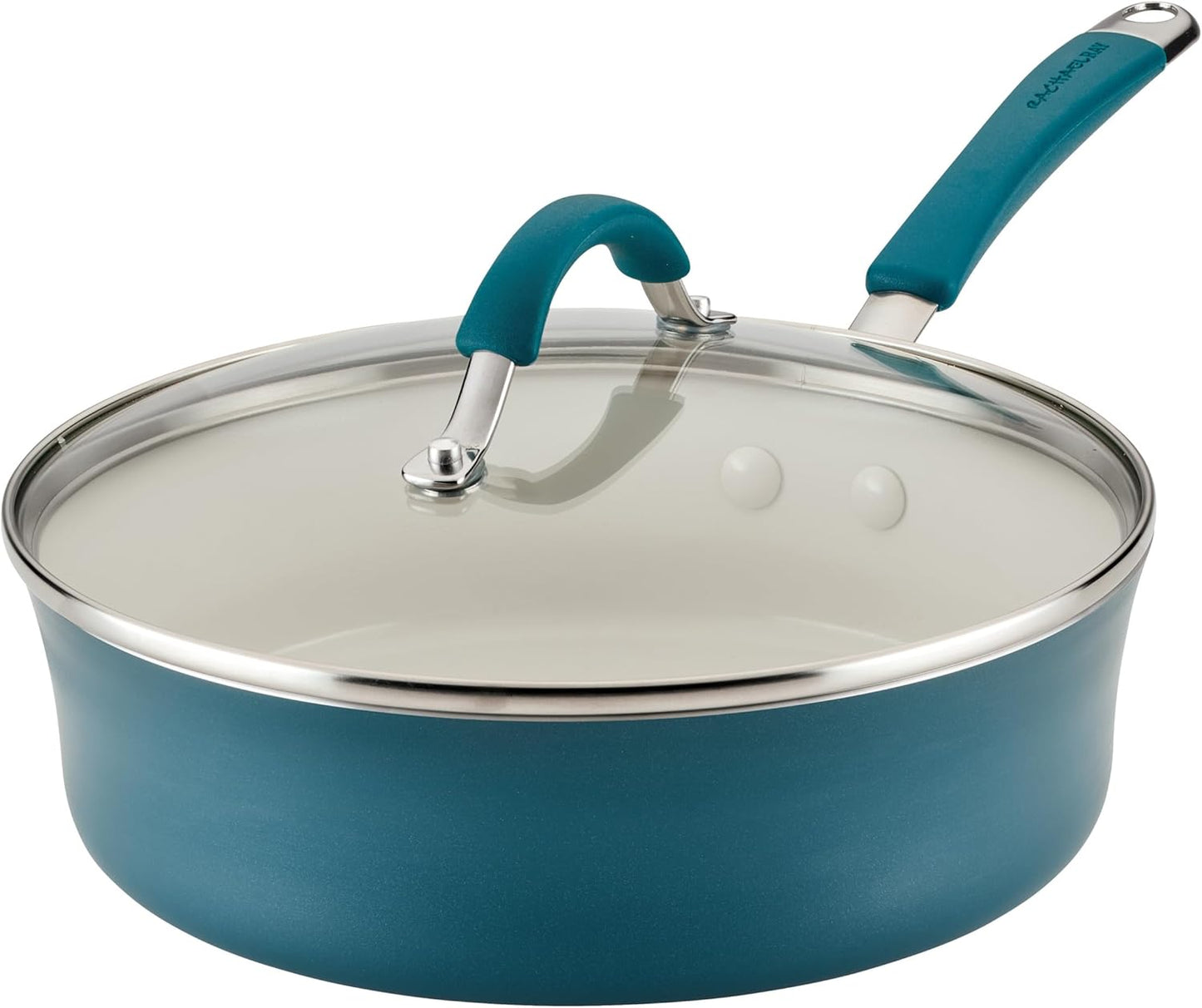 Rachael Ray Cucina Ceramic Nonstick Saute Pan for Healthy Cooking