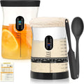 Pro Sourdough Starter Kit 50oz Jar - Large Capacity Fermentation Kit