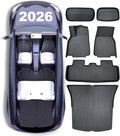 Full Set Floor Mats for New Tesla Model Y 2026 Juniper - All Weather