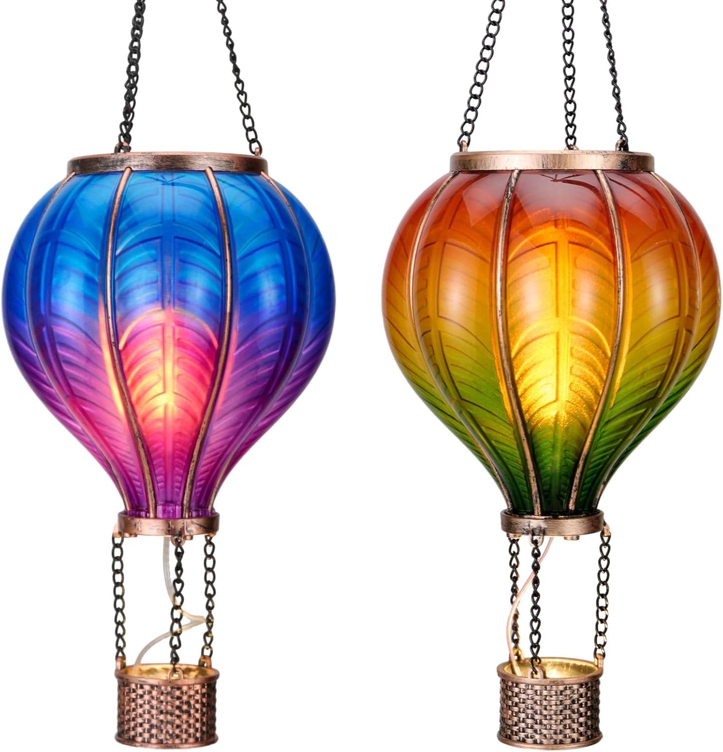 Hanging Solar Lantern Outdoor Garden Decor for Valentine Gifts