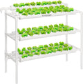 Hydroponics Growing System 90 Sites, 3-Layer PVC Kit - High Yield