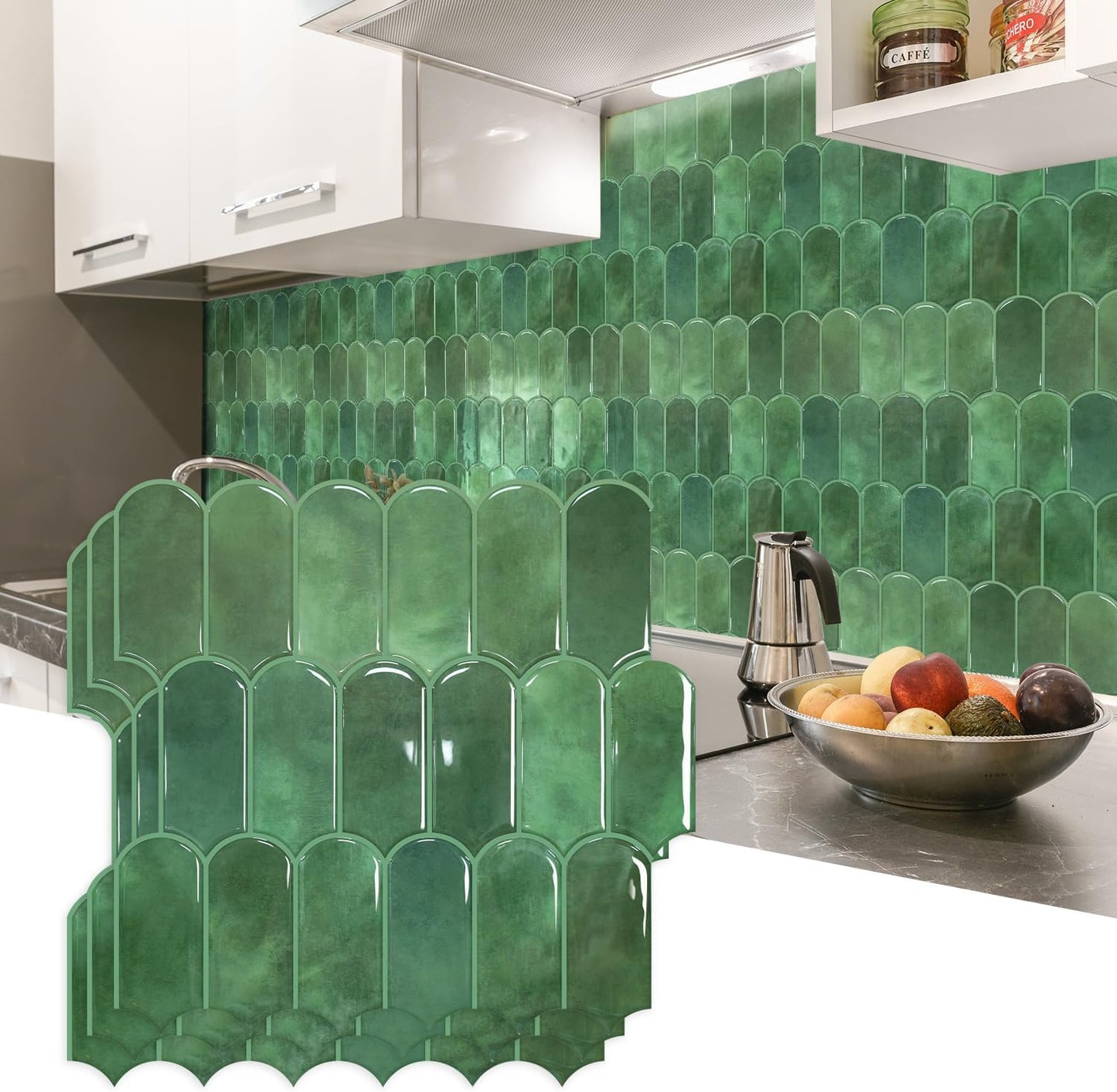 Vamos Tile Upgraded Thicker Design Peel and Stick Backsplash