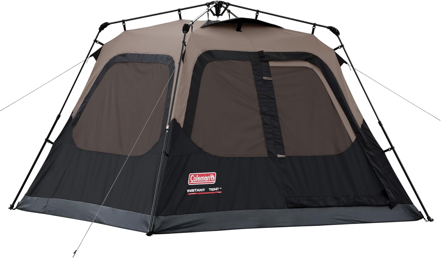 Coleman Instant Cabin Tent: 1-Min Setup & Weatherproof Floor