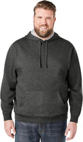 Men's Big & Tall Fleece Pullover Hoodie - Roomy Seasonal Classic