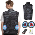Cooling Vest with 20000mAh Battery Pack - Portable 12V Air Conditioner