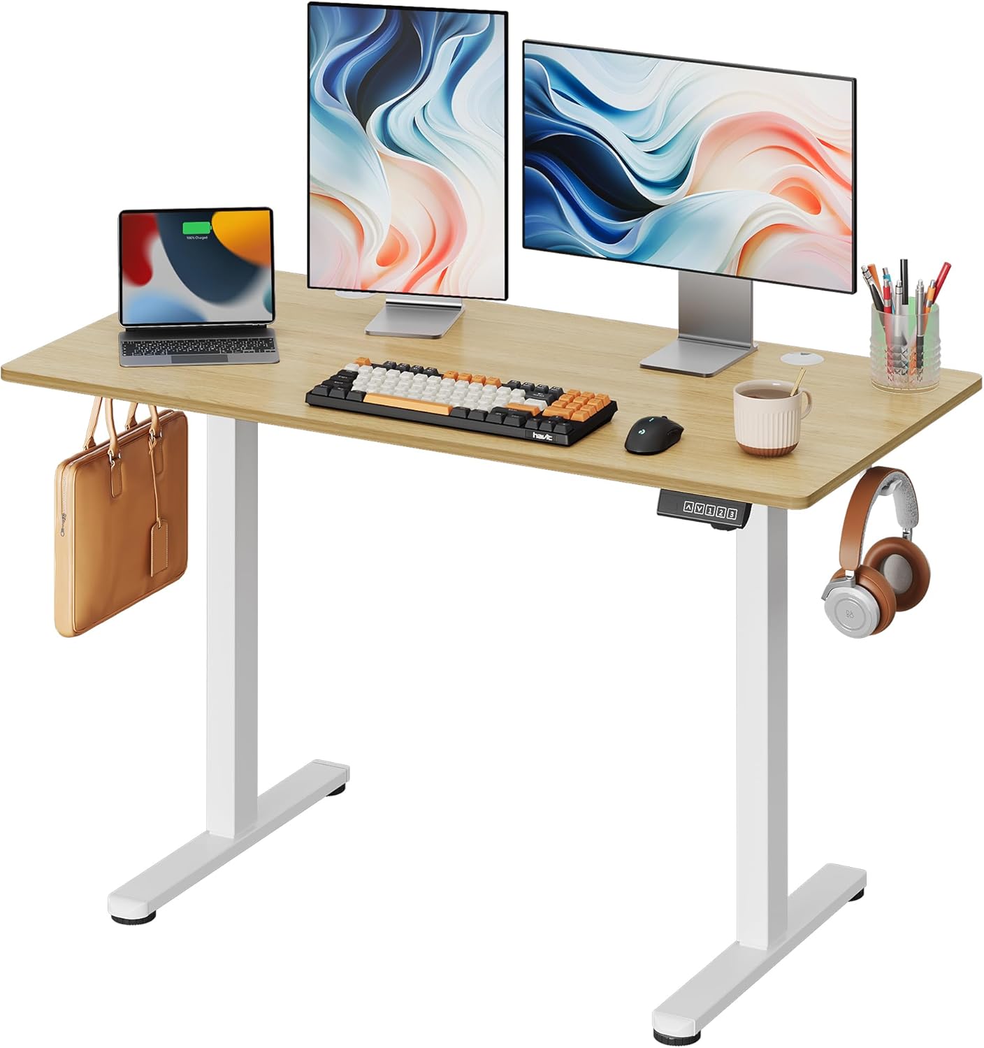 DEVAISE Electric Standing Desk: Height Adjustable Efficiency