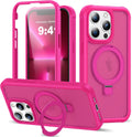 iPhone 13 Pro Max Case with Magnetic Ring Stand - Rugged MagSafe Fit
