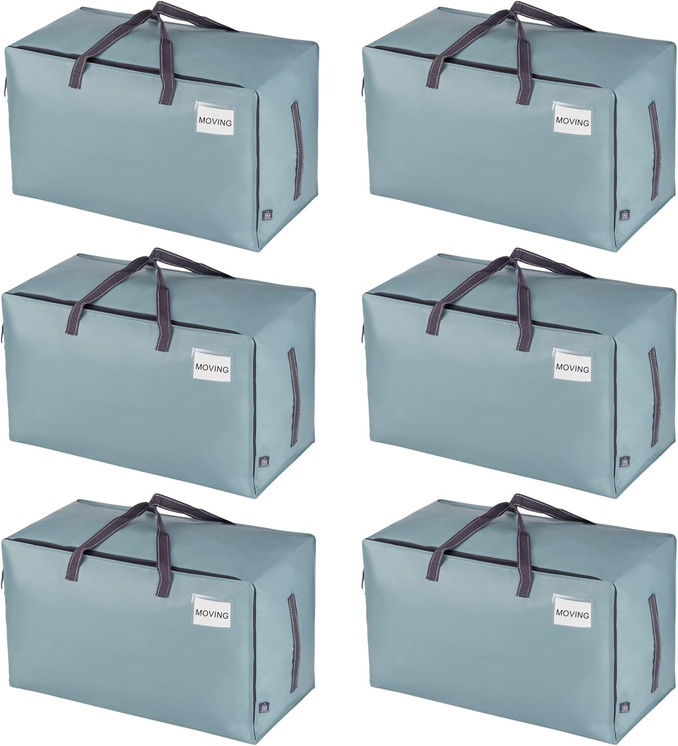 VENO 6 Pack Heavy Duty Moving and Storage Bags for Easy Packing
