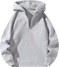 Half Zip Hoodies for Men Loose Fit Lightweight Hiking Sportswear
