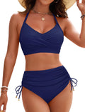 Blooming Jelly Womens High Waisted Bikini Set - Tummy Control