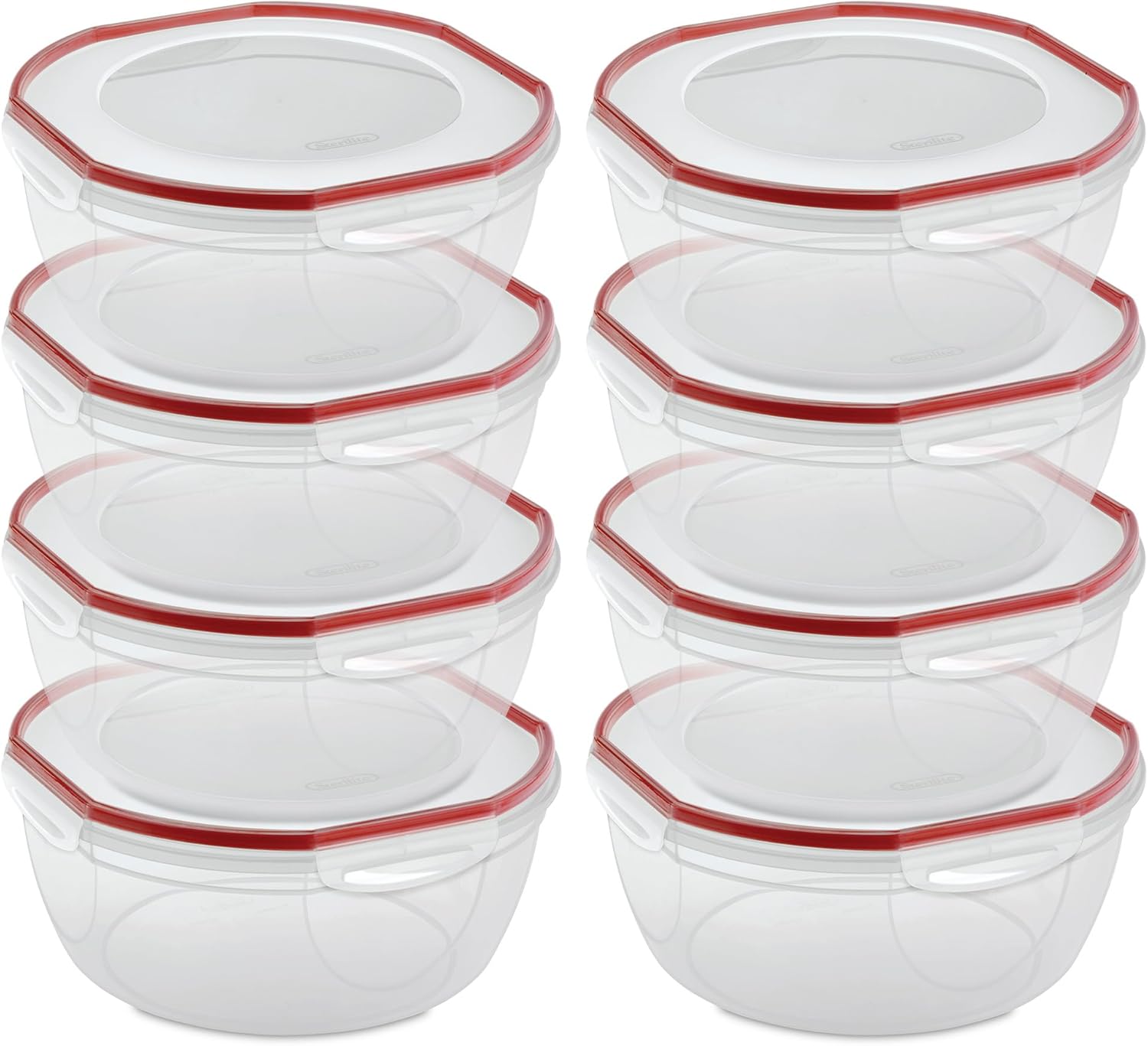 Sterilite Ultra-Seal 8.1 Qt Bowl for Airtight Food Storage
